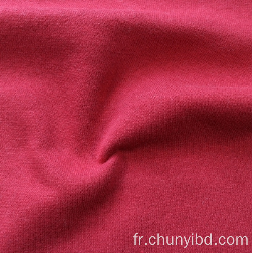 Super qualité super doux et confortable 50% polyester 50% Cotton Solid Terry Fleece